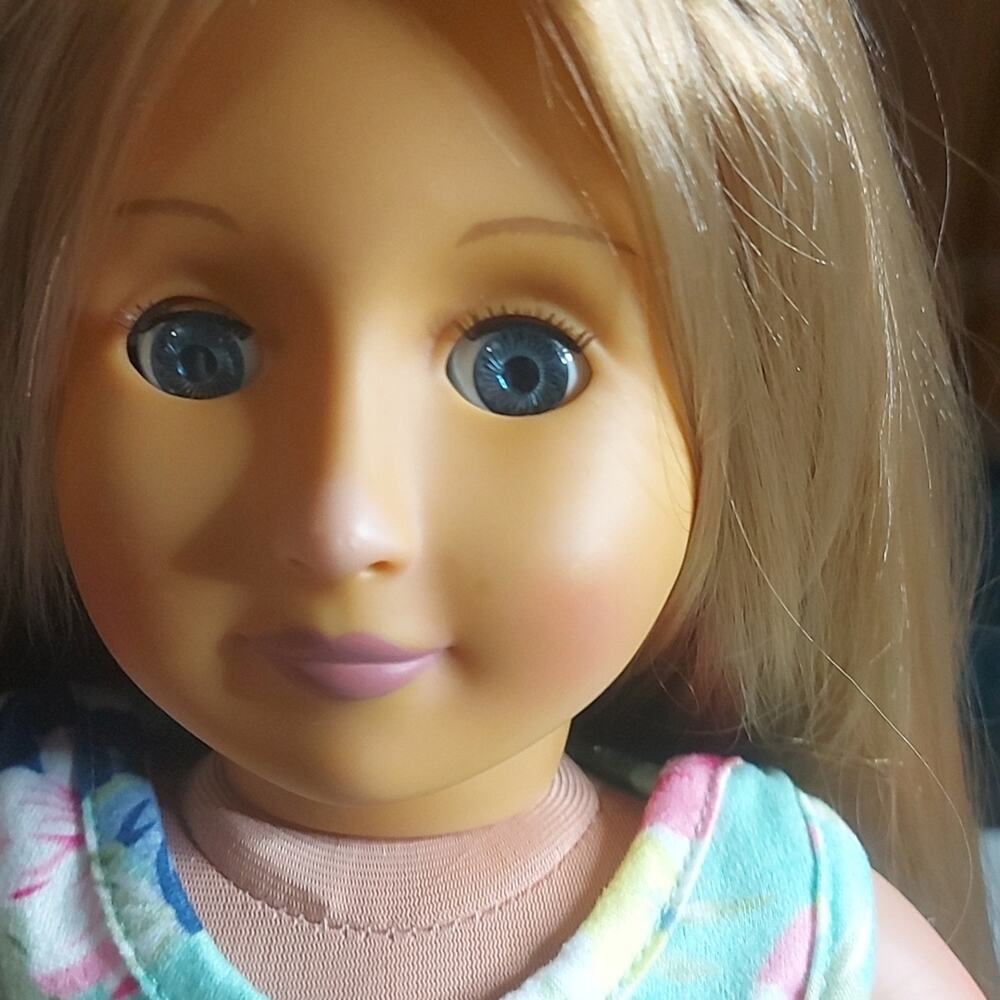 Battat 18" Doll Blue Eyes Blond Hair Holiday Christmas Birthday Toy Gift Play